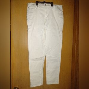 Charter Club White Bristol Skinny Ankle Jeans Size 8